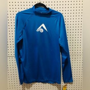 Mens Kanu Long Sleeve Rashguard Size L NWT